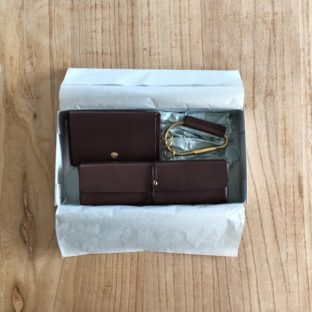 革もの gift box(チョコの箱) 姫路レザー