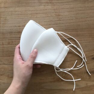 ダブルラッセルメッシュのマスク