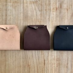 衛生面をカバーした、本革のマスクケース