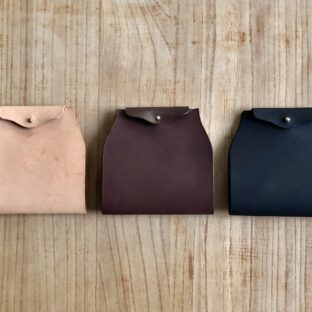 衛生面をカバーした、本革のマスクケース