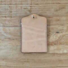 手仕事雑記 | 愛用の革小物のコバを磨き直してみた